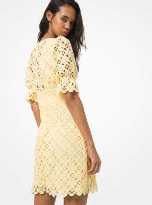 michael kors medallion lace dress|Floral Medallion Lace Dress .